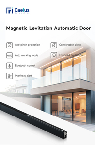 Ouvre-portes automatiques modernes en alliage d'aluminium, silencieux, stables, sécurisés, anti-pincement, à commande informatique, pour garages et hôtels (usage commercial et industriel) - Product Image 2