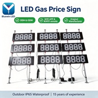 Letrero Digital LED para Exteriores para Mostrar el Precio de Combustible en Gasolineras