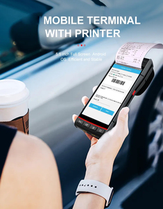 طابعة حرارية محمولة باليد تعمل بنظام <span class=keywords><strong>Android</strong></span> و<span class=keywords><strong>pda</strong></span> وشاشة 2 بوصة ماسح الباركود 4 + 64 جيجابايت محطة بيانات متنقلة متينة للمخزون الصناعي - Product Image 3