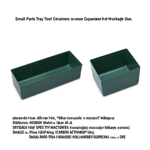 <b>Small</b> Parts <b>Tray</b> Tool Containers Rectangular Green Storage Organizer for Workshop Garage Use - Product Image 2