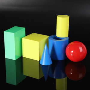 Ensemble de démonstration de modèles de formes géométriques, compréhension des modèles solides, cylindre, cône, quatre pyramides, aide à l'enseignement des <span class=keywords><strong>mathématiques</strong></span> - Product Image 4