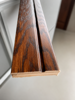 Moulures en bois massif plaqué chêne, mélamine/PVC, pour décoration intérieure, plinthes et corniches - Vente en gros