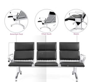 Banc d'attente en métal pour aéroport, hôpital, gare ferroviaire, terminal de bus - Product Image 3