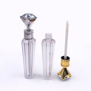 High Quality Newest Stock Wholesale Clear Unique Transparent Empty Lip Gloss Tube - Product Image 2