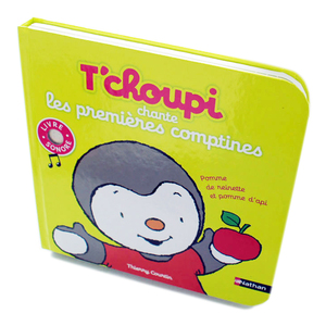 Livre sonore interactif éducatif pour enfants T'choupi Chante Les Premières Comptines en français, personnalisé par l'usine OEM - Product Image 4