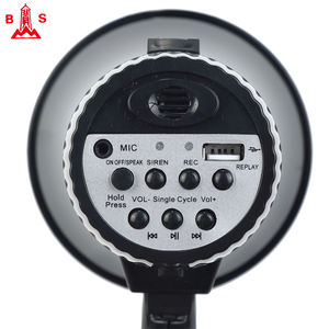 XB-16S pengeras suara megafon portabel daya 35 watt dengan mikrofon genggam lepas pasang sirene bawaan dan USB dan perekam - Product Image 2