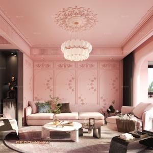 Trần Và Tường Trung Quốc Trang Trí Dễ Lắp Đặt Khuôn Nhựa PU Có Độ Bền Cao Cho Phòng Ăn - Product Image 6