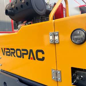 Rodillo Vibratorio VIBROPAC SS-R800 <span class=keywords><strong>de</strong></span> 10 kW con Motor Diésel Refrigerado por Agua, Compactador Manual, Diseño Remolcable y Soportes <span class=keywords><strong>de</strong></span> Goma - Product Image 6
