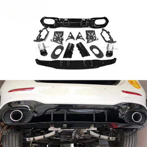 Diffuseur arrière <span class=keywords><strong>A45</strong></span> en plastique ABS durable, <span class=keywords><strong>prix</strong></span> d'usine, nouveau, embout de tuyau d'échappement <span class=keywords><strong>AMG</strong></span> pour Classe A W177 2019-2025, finition brillante sport - Product Image 5