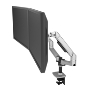 Support de moniteur double à ressort mécanique, bras de fixation pour deux écrans, support de moniteur double