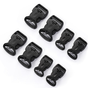 Hebillas de plástico de liberación lateral para bolsos, correas de cierre ajustables y duraderas - Product Image 1