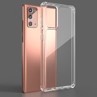 Coque de téléphone portable de luxe transparente en TPU, antichoc, pour Samsung Galaxy S21 Ultra S20 FE Note 20 S10 S9 10 Plus A52 A32 A51 A71 A12