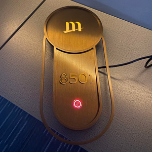 Numeri di Stanza per Hotel Personalizzati Creativi 3D LED Plug-In Strisce Luminose per Numeri Civici in Acciaio Inox IPX3 Impermeabili Multicolore - Product Image 6