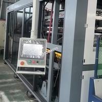 Machine de production en série de gobelets jetables en PET/PP pour boissons à emporter, machine de thermoformage de gobelets en plastique, machine de fabrication de gobelets en plastique