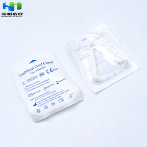 Hanheng nouveau-né bébé cordon ombilical pince 50mm Nylon PP PE ABS Instruments chirurgicaux qualité ISO certifié ISO blister - Product Image 5
