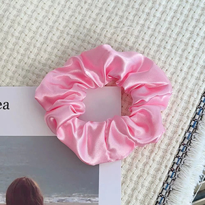 Élastiques à cheveux en satin de soie, personnalisables avec logo, couleurs sur mesure, écologiques, nouveau matériau, pour femmes et filles - Product Image 4