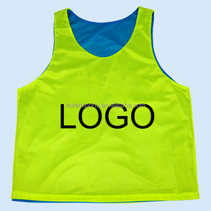 Schnellt rocknende Polyester-Netz westen Benutzer definiertes Logo Reversible Sport trainings westen OEM Soccer Pinnie Football Jersey Neues Design - Product Image 1