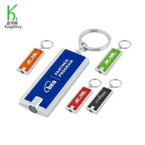 ที่กำหนดเองพวงกุญแจไฟ Led โลโก้ของขวัญน่ารัก3D Keyholder ไฟฉาย Mini Led พวงกุญแจ