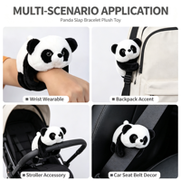 Meilleur Prix de Gros – Clip Panda Brodé Créatif, Petit Jouet en Peluche en Coton PP et Polyester, Marque-page Rideau