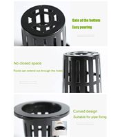 Pots en filet perforé en plastique pour hydroponie A3, pots ronds en filet, paniers de culture hydroponique pour plantes