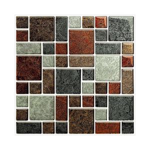 10cm 20cm 30cm <b>Mosaic</b> Ceramic <b>Tile</b> <b>Stickers</b> Paper for Home Decoration Living Room Kitchen Bathroom Peel and Stick Removable - Product Image 3