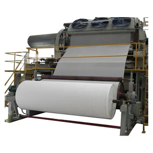 1575mm 15 Ton Per hari tisu Toilet mesin kertas untuk dijual