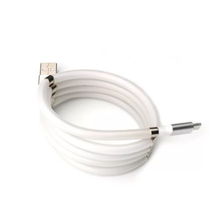 New Arrival Tpe 2.4A Self - Wrapping Easy - Coil Strong Magnetic Charging Data <span class=keywords><strong>Micro</strong></span> Type Cable - Product Image 4