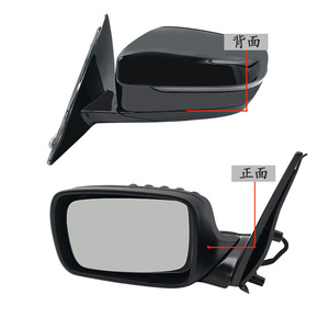 Ensemble de rétroviseurs pour BMW Série 5 G38 2016-2019, côté gauche, en ABS noir, pièce de rechange - Product Image 2