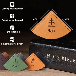 Marque-pages en cuir pour la Bible, coins de page, cadeaux chrétiens inspirants et religieux pour hommes, femmes, enfants - Product Image 2
