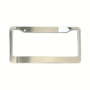 Venta Directa de Fábrica, Marco de Matrícula de Acero Inoxidable Cromado con Espejo - Product Image 1