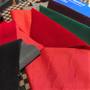 Tissu en velours floqué tricoté 100% polyester imperméable pour doublure de boîte d'emballage, rembourrage et artisanat - Product Image 1