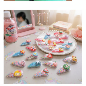 Tending Fashion eleganti ragazze decorazione dei capelli di lusso pinze di perle a becco d'anatra graziosi accessori in metallo per bambini vendita calda all'ingrosso - Product Image 3