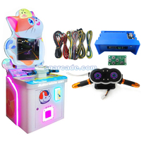 Super simulateur de moto kit de bricolage manette d'arcade pour enfants pour jeu de course à pièces