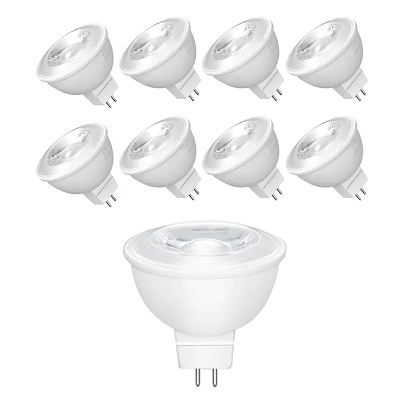 Worbest Thuis Afstembare Witte Kleur GU5.3 Base Led Lamp 4000K Koel Wit Eenvoudig Te Installeren 5W 325lm MR16 gloeilamp