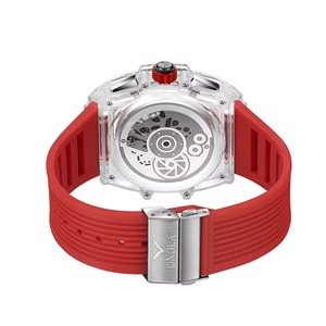Montre-bracelet de luxe pour homme Drioshipping, étanche, forme tonneau, date, mouvement à quartz japonais, ajourée, pour le commerce de mode - Product Image 6