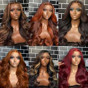 วิกผมแท้ราคาถูก วิกผมบราซิลแบบเต็มศีรษะ 360 องศา วิกผมลูกไม้ HD ด้านหน้า วิกผมแท้แบบถอนขนแล้ว วิกผมลูกไม้ด้านหน้า 360 องศา จากผู้ขาย - Product Image 6