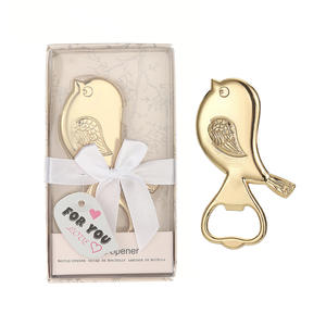 Ouvre-bouteille en forme d'oiseau souvenir de mariage <span class=keywords><strong>moins</strong></span> <span class=keywords><strong>cher</strong></span> en métal de fabricant professionnel - Product Image 1