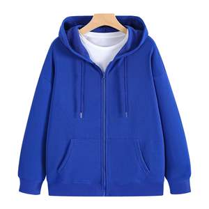Chaqueta tipo cárdigan con capucha y cremallera para primavera y otoño, ropa de trabajo de manga larga, camisa con logo personalizado para el equipo. - Product Image 6