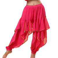 Danse du ventre en mousseline de soie sarouel femmes filles Bollywood danse arabe Costume Tribal