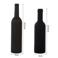 Kit d'ouvre bouteille de vin, 5 pièces, accessoires de cuisine, coffret cadeau, outils pour le vin en forme de bouteille