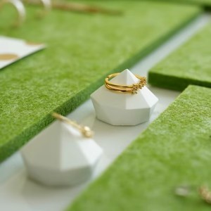 Almohadillas de Fieltro para <span class=keywords><strong>Pendientes</strong></span> y Anillos, Tablero de Almacenamiento para Mostradores de Tiendas y Artículos de Exhibición, Artículos Hechos a Mano - Product Image 4