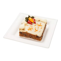 Assiettes jetables carrées en bagasse biodégradable, écologiques, certifiées compostables, anti-fuite, 6x6 pouces, blanc naturel, sans BPA
