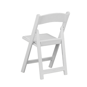 Sunzo Outdoor <strong>White</strong> Colors Wedding Banquet Event Foldable Plastic Resin <strong>Folding</strong> <strong>Chairs</strong> - Product Image 4