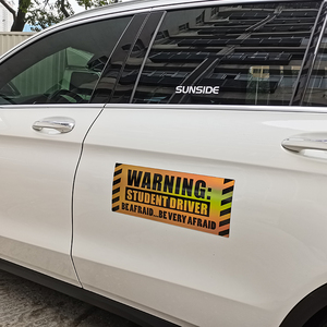 Etiqueta magnética personalizada resistente a la intemperie <span class=keywords><strong>para</strong></span> automóviles y camiones Señal magnética personalizada impresa UV - Product Image 4