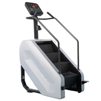 Escaladora Vertical con Velocidad Ajustable, Máquina de Ejercicio Estacionaria Comercial para Escaleras Eléctricas