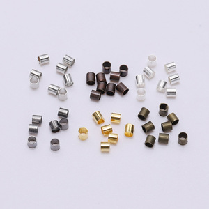 Tubos de posicionamiento chapados en cobre para la elaboración de joyas, accesorios de bricolaje, tamaños de 3 mm, 4 mm y 5 mm - Product Image 5