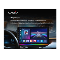 Autoradio Android Caska 9''/10'' 6+128G 8 cœurs, montage sur tableau de bord, radio de voiture, panoramique 360°, CarPlay sans fil, Android Auto, 1 an