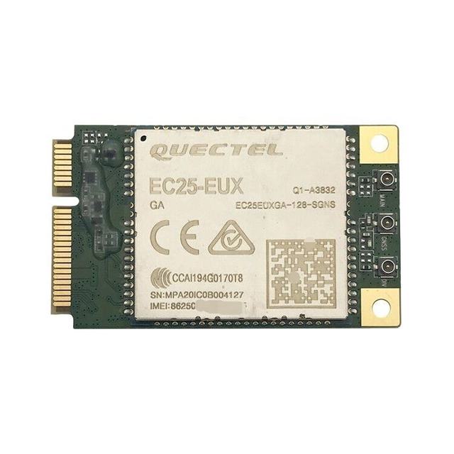 Quectel EC25-AUX Mini PCIe 4G LTE Cat 4 Module with GNSS & 150Mbps DL for Industrial Routers and M2M IoT Applications
