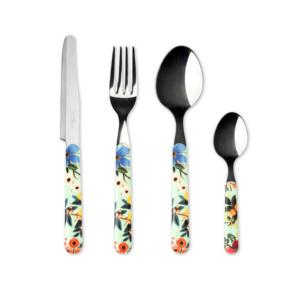 Set di posate in acciaio inossidabile Excelsa multicolore da 24 pezzi per feste - Product Image 2