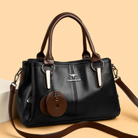 Tas Tangan Wanita Kulit PU Desain Mewah Berkualitas Tinggi Grosir, Tas Selempang Gaya Sederhana, Dompet & Tas Tangan untuk Wanita